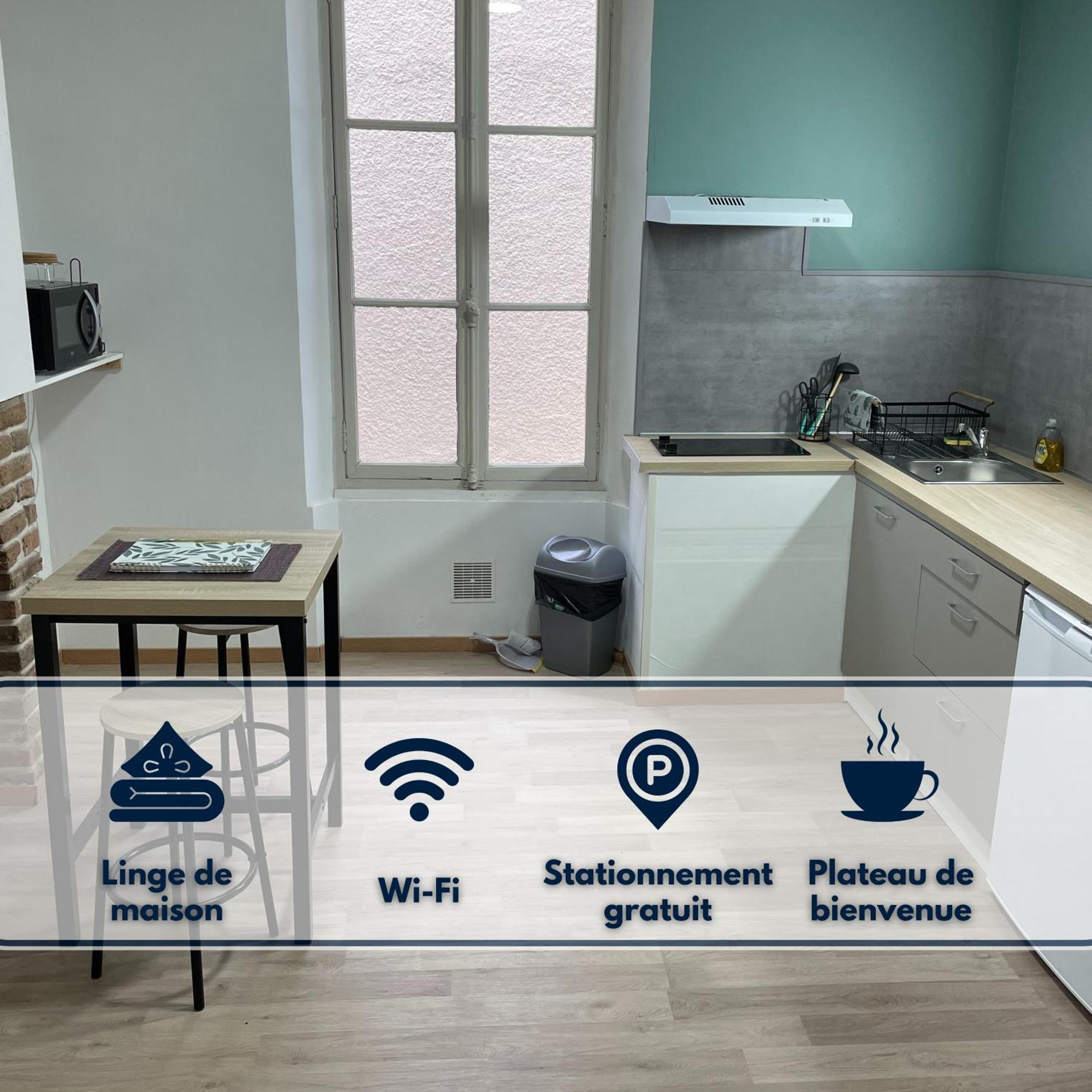 Logement Cosy Avec Stationnement Gratuit Troyes Eksteriør billede